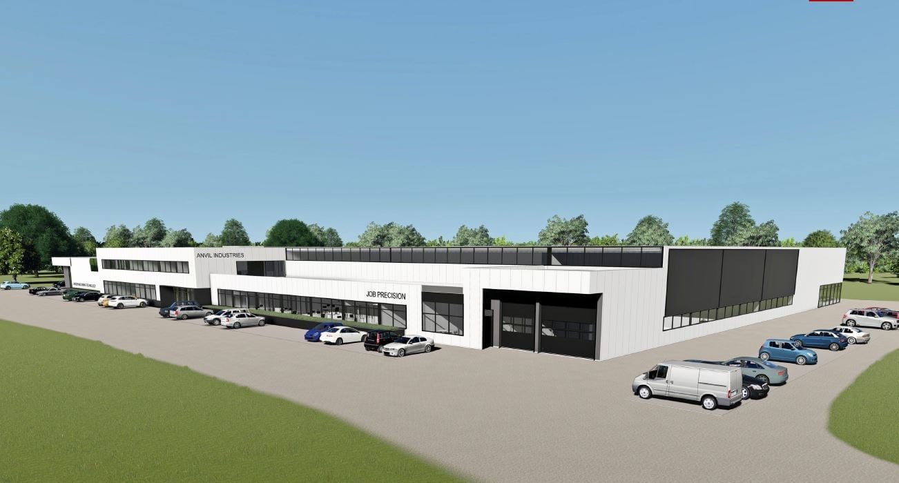 Nieuwbouw Anvil Industries artist impression